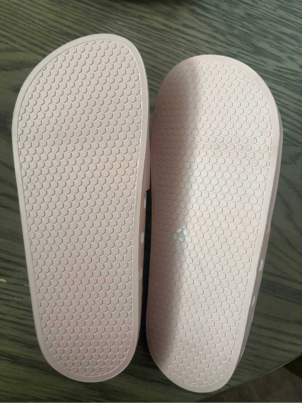 kate spade blush pink polka dot slide sandals